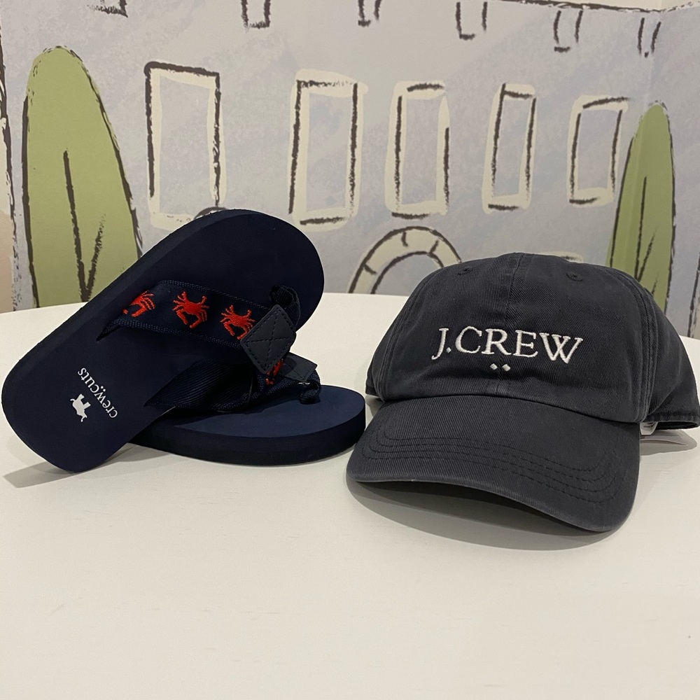 Crewcuts hat and sandals